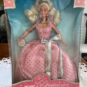 The  35th Anniversary Barbie Doll 1997 Walmart Special Edition collectib…